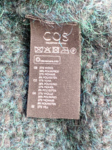 Cos Pine Green Wool & Mohair Top - AU6