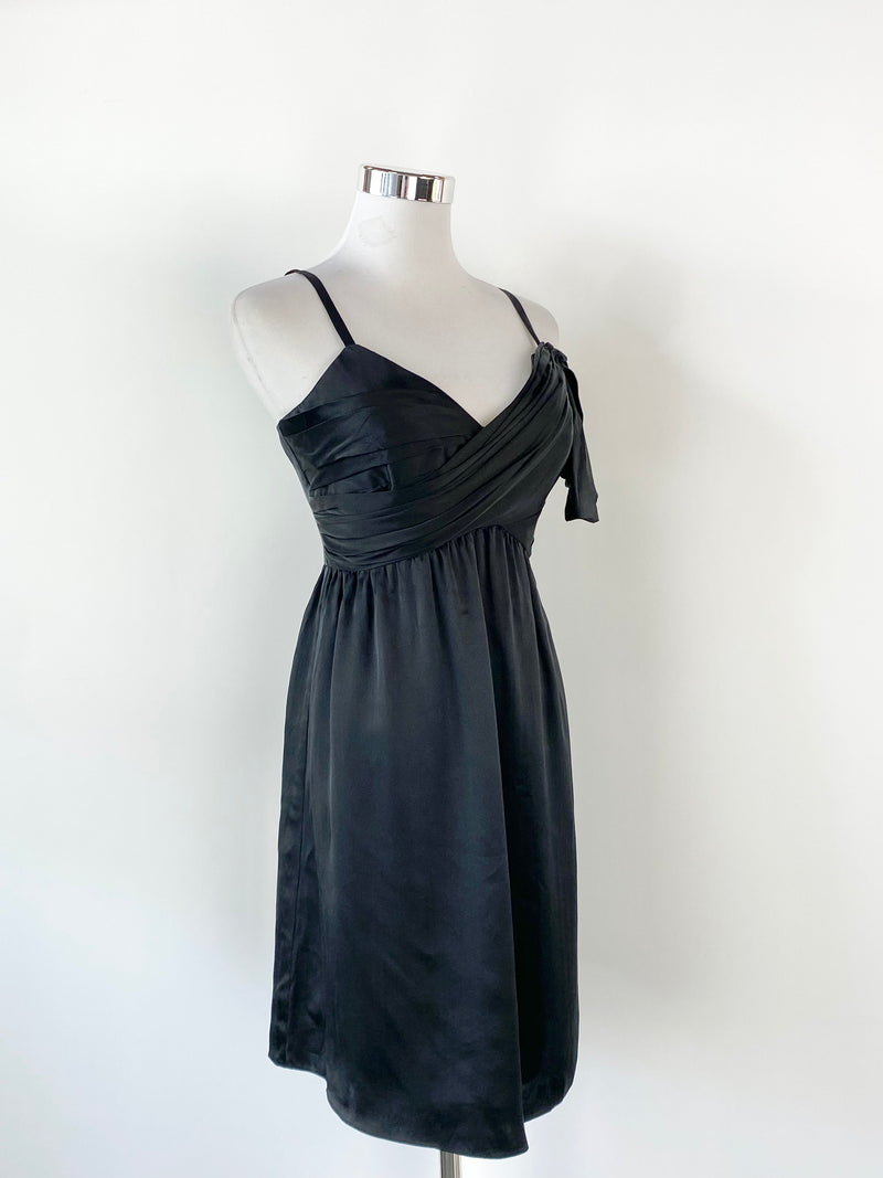 Wayne Cooper Black Silk Mini Dress NWT - AU10