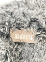 Karl Donoghue Black Lambskin Neckscarf