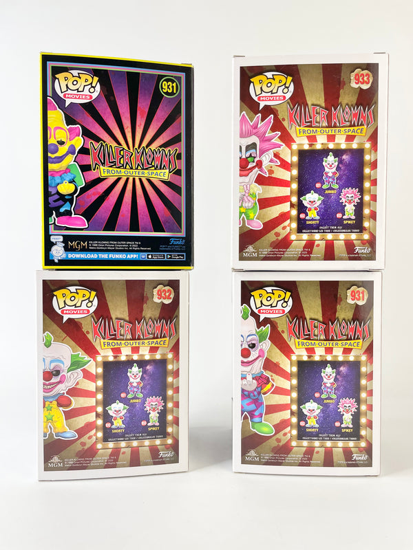Killer Klowns From Outer Space - Set of 4 Funko Pop Vinyl Figurines