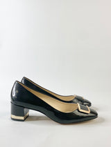 Coach Black Patent Leather Court Heels - EU37