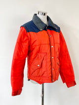 Vintage 90s Snug by Margot Red Wool Lined Jacket - AU8