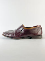 Bally Bordeaux Leather Loafers - EU43