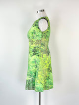 Get Cutie Co. Green Forest Print Midi Dress - AU16