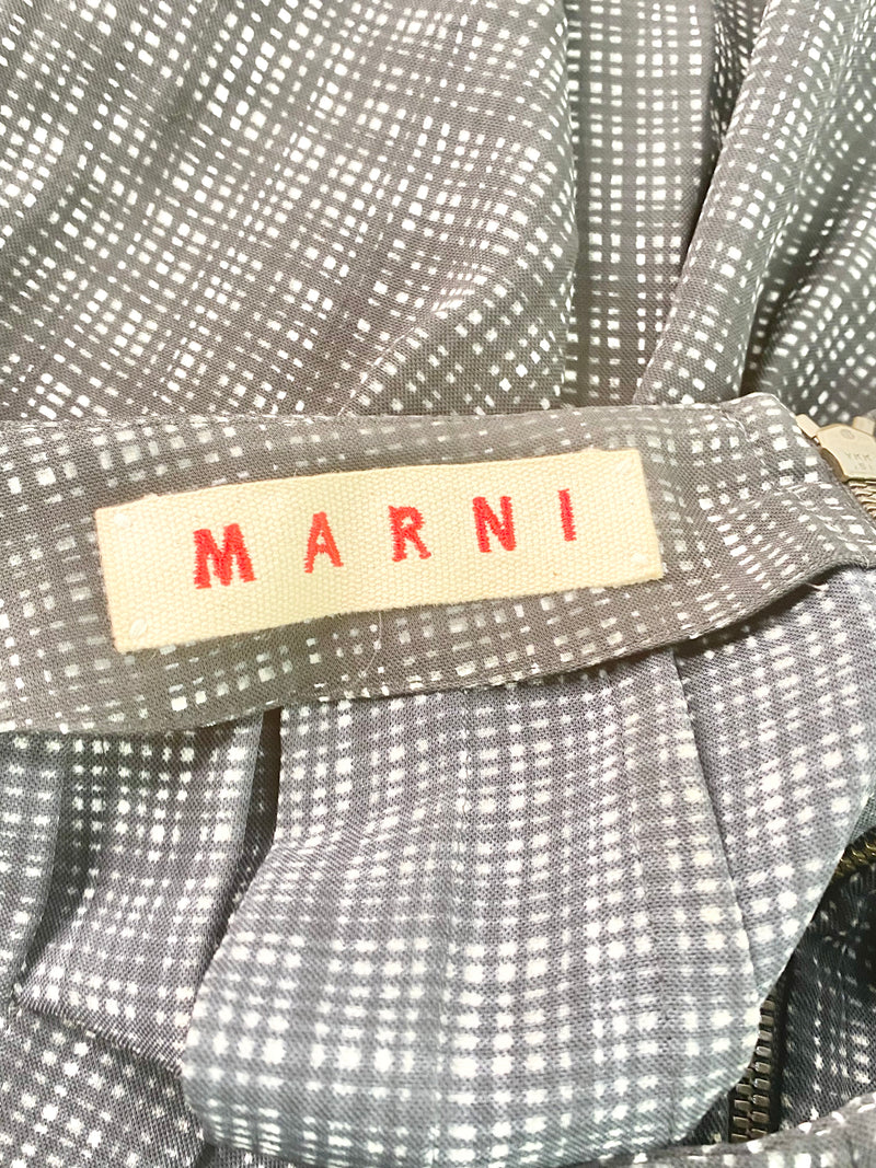 Marni Grid Patterned Skirt - AU12