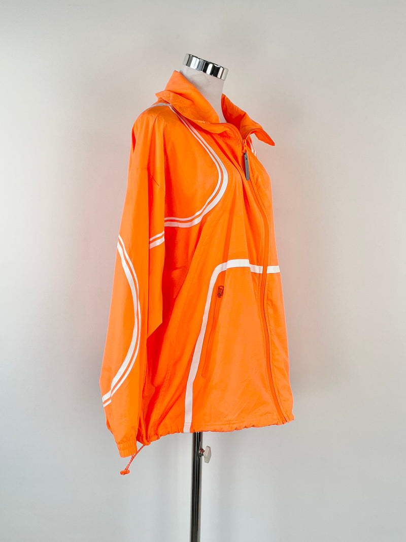 Adidas x Stella McCartney Fluro Orange 'Truepace' Jacket - S