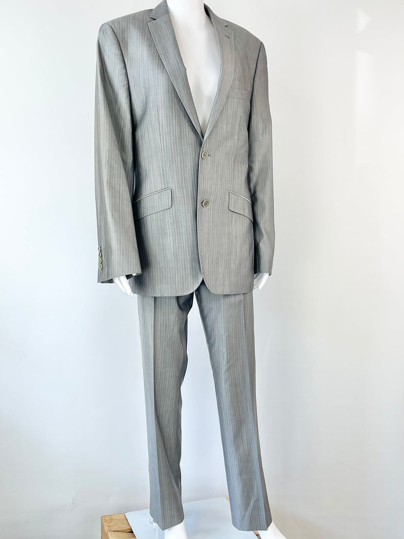 Ted Baker Endurance Stone Grey Two-Piece Suit - 38/32R