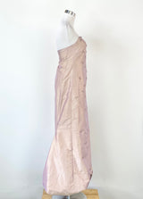 Anita Moore Dusty Rose & Champagne Strapless gown - AU10