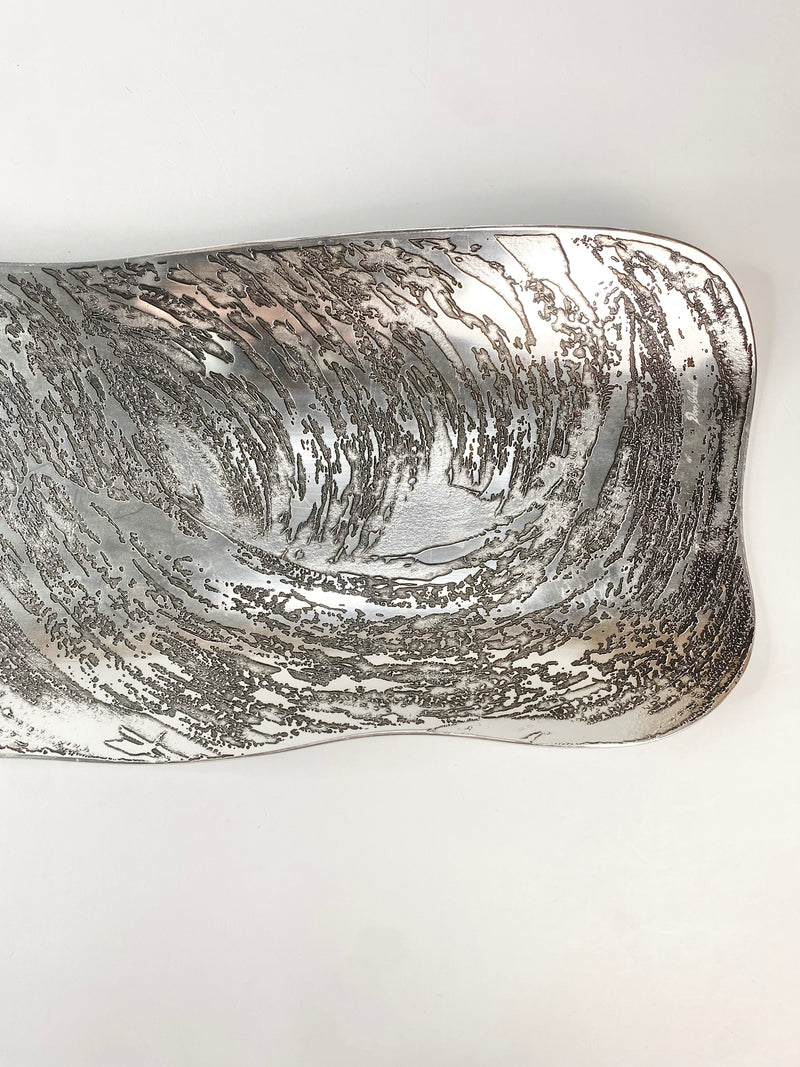 Don Sheil Large Silver 'Swirl' Bead Tray