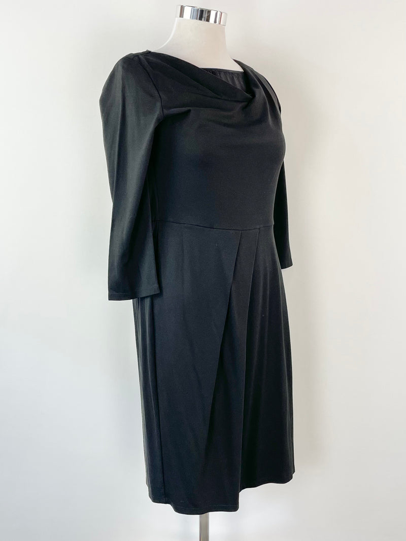 Max Mara Weekend Black 'Teiera' Midi Dress - XL
