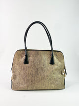 Salvatore Ferragamo Textured Leather Tote Bag