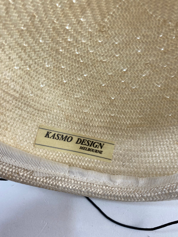 Kasmo Design White Fascinator