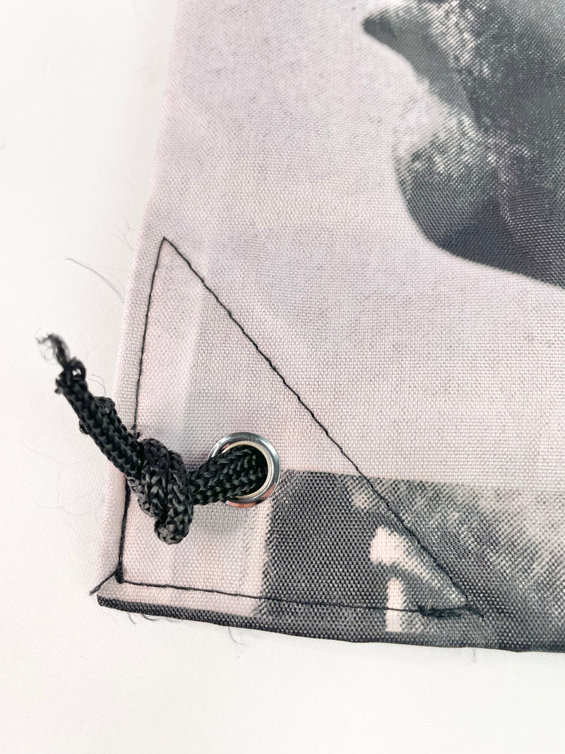 Perks and Mini Black Sculptures Drawstring Bag