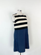 S’Max Mara Striped & Colour Block A-Line Dress - AU10/12