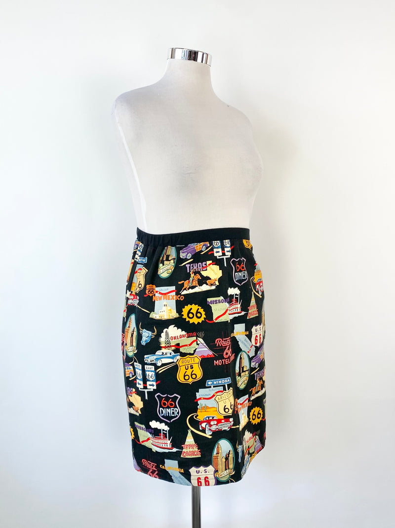 Handmade Route 66 Skirt - AU10