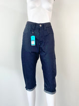G-star Raw Blue Denim Drop Crotch Shorts NWT - 28