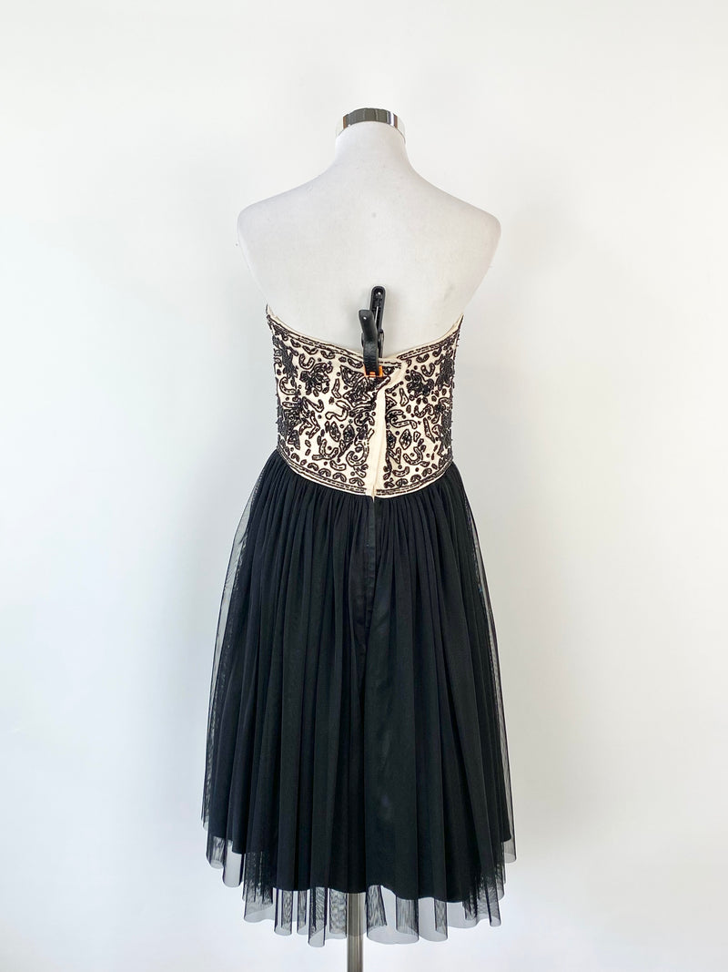 Alannah Hill Strapless Beaded Tulle Dress NWT - AU10
