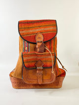 Peruvian Burnt Orange Backpack