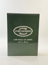 Portmeirion Botanical Etched Hi-Ball Glasses