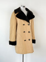 Mackintosh of New England Beige Wool Coat - M