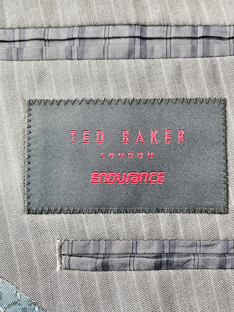 Ted Baker Endurance Stone Grey Two-Piece Suit - 38/32R