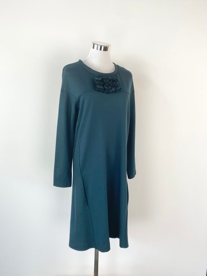 Dorethee Schumacher Deep Teal Midi Dress - AU10