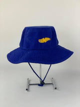 Blue 'Beaumaris' large bucket hat