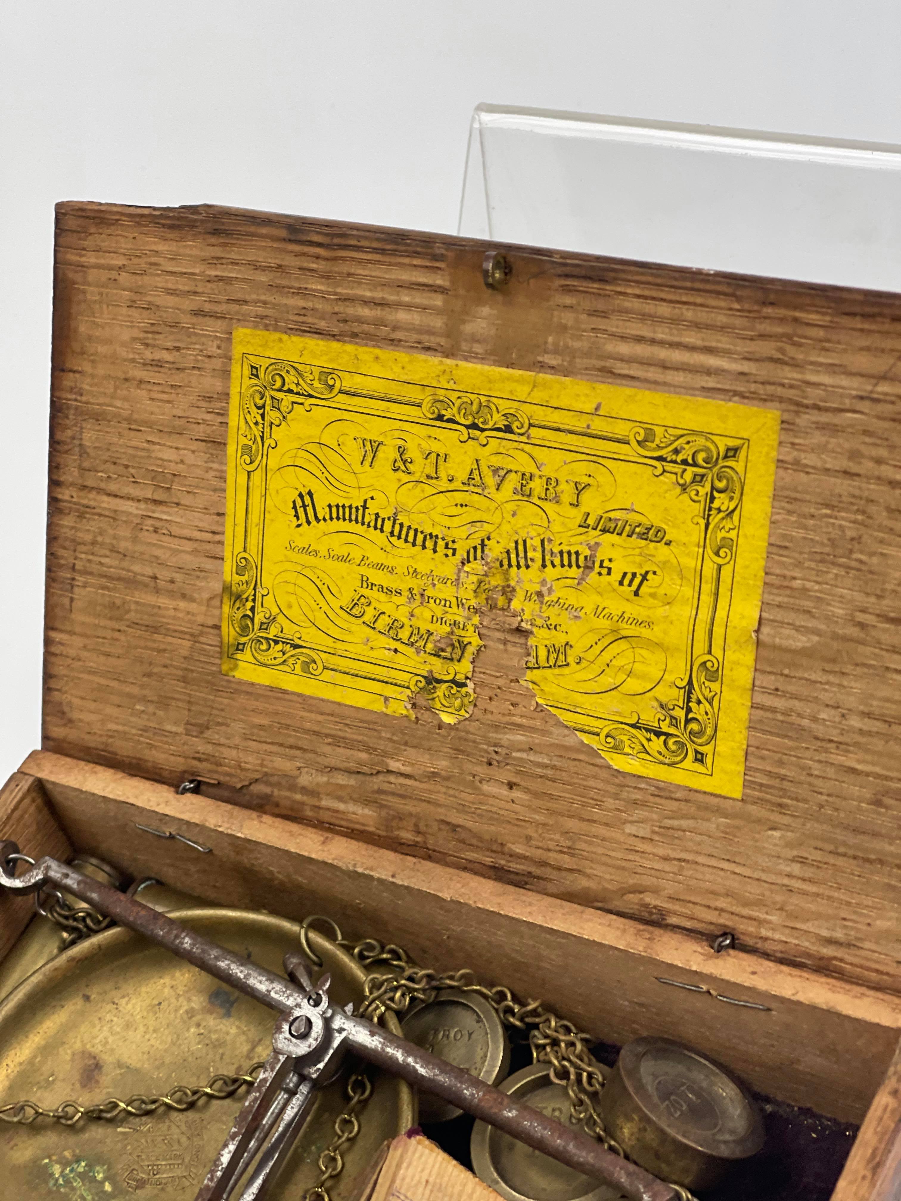 Antique W&T Avery Brass Scales