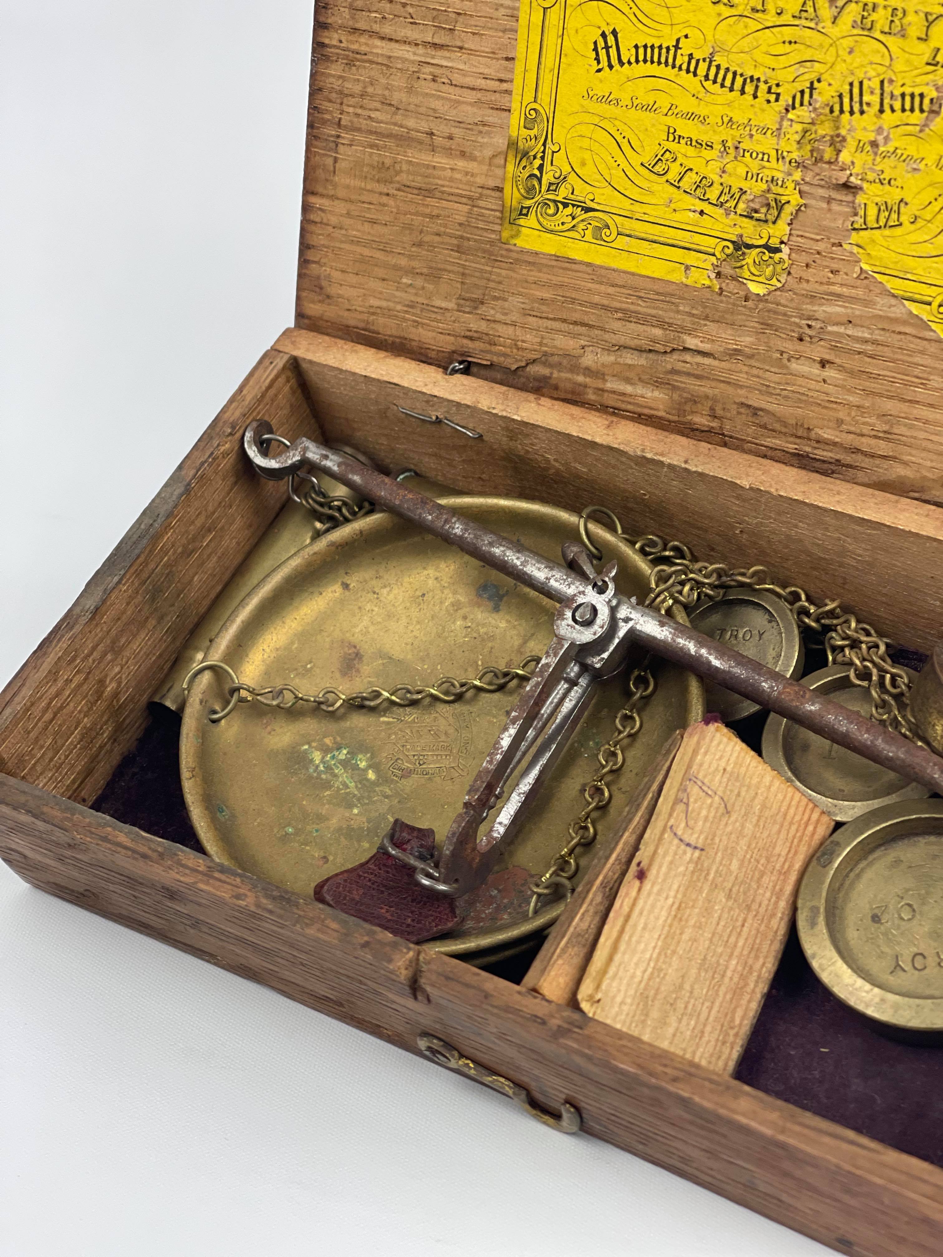 Antique W&T Avery Brass Scales
