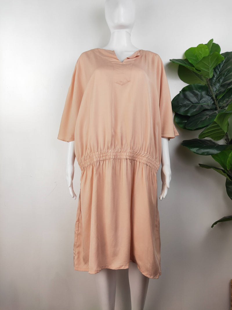 Cable pink kaftan dress (size large)