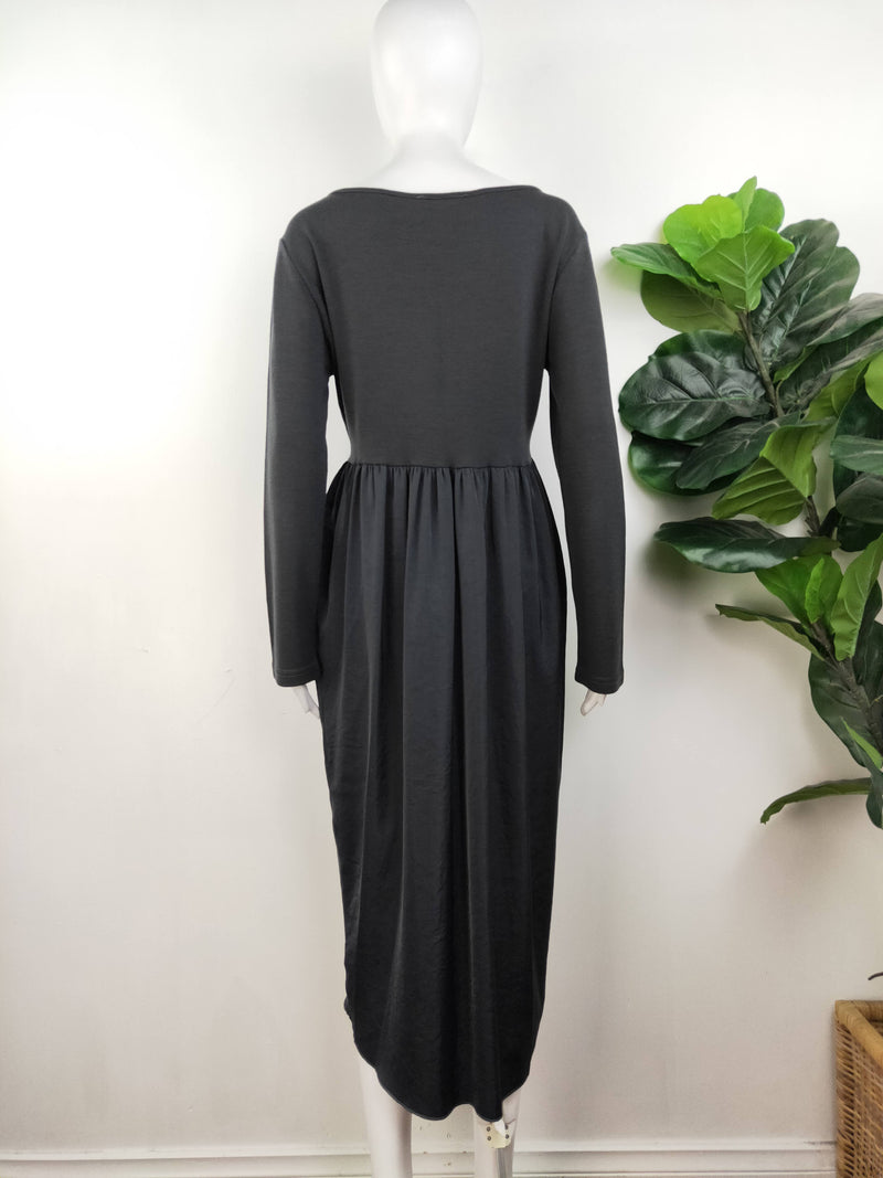 Ess Hoshika grey relaxed fit dress (size 16 AU)