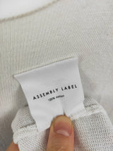 Assembly Label white jersey sleeveless dress (size S)