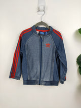 Adidas Kids Denim Look Tracksuit - 3 to 4 year old