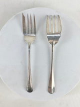 Birks Sterling Monogramed Dessert Fork Set