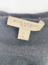 Burberry Brit Black Merino Wool Top - AU8