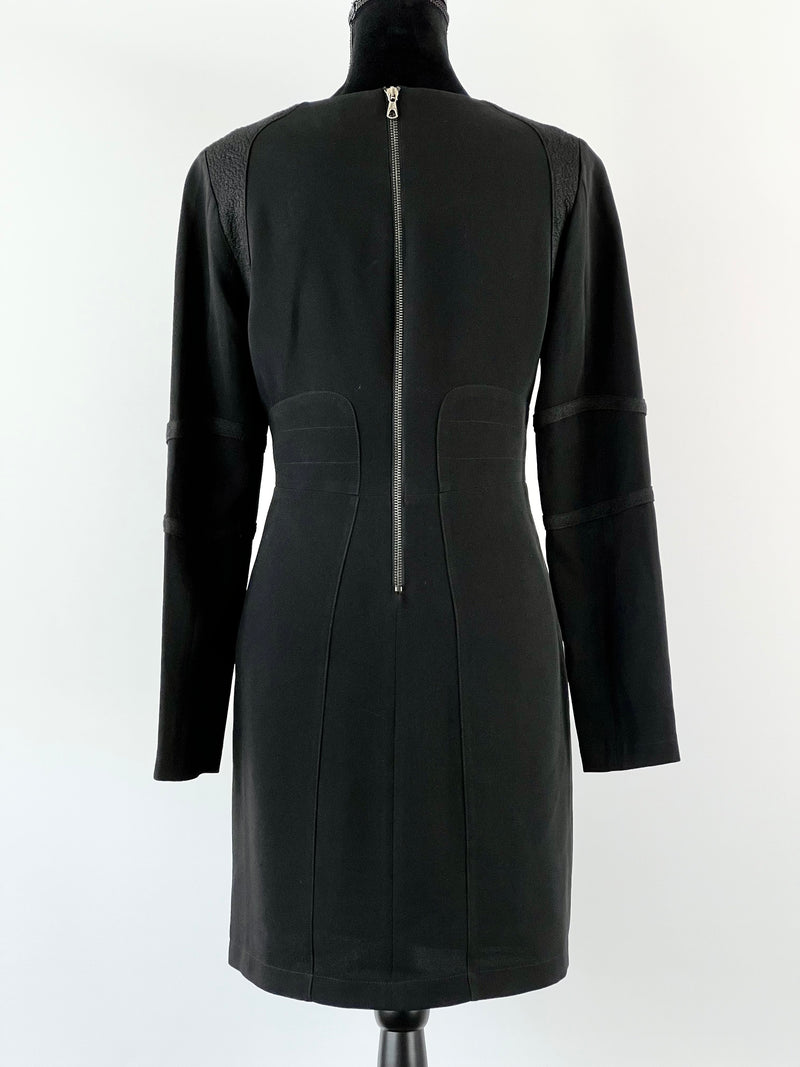 Rag & Bone Black Crepe Mini Dress - AU8