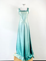 Handmade Seaglass Blue Gown - AU10