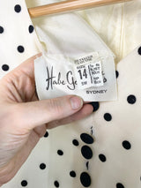 Vintage 70s Habe Garments Sydney Bell Sleeve Gown - AU 10 / 12