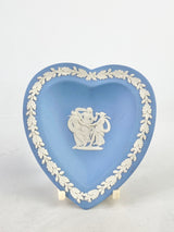Wedgwood Blue Jasperware Heart Dish