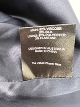 Alannah Hill 'The Velvet Charm' Rose Print Mini Skirt - AU8