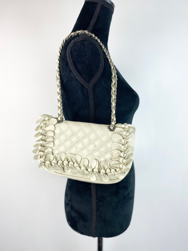 Alannah Hill Off White 'My Secret Lover' Leather Handbag