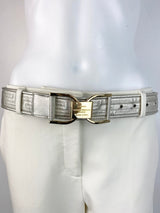 Versace Silver Belt