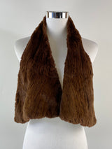 Vintage F. J. Schilling Red Fur Stole