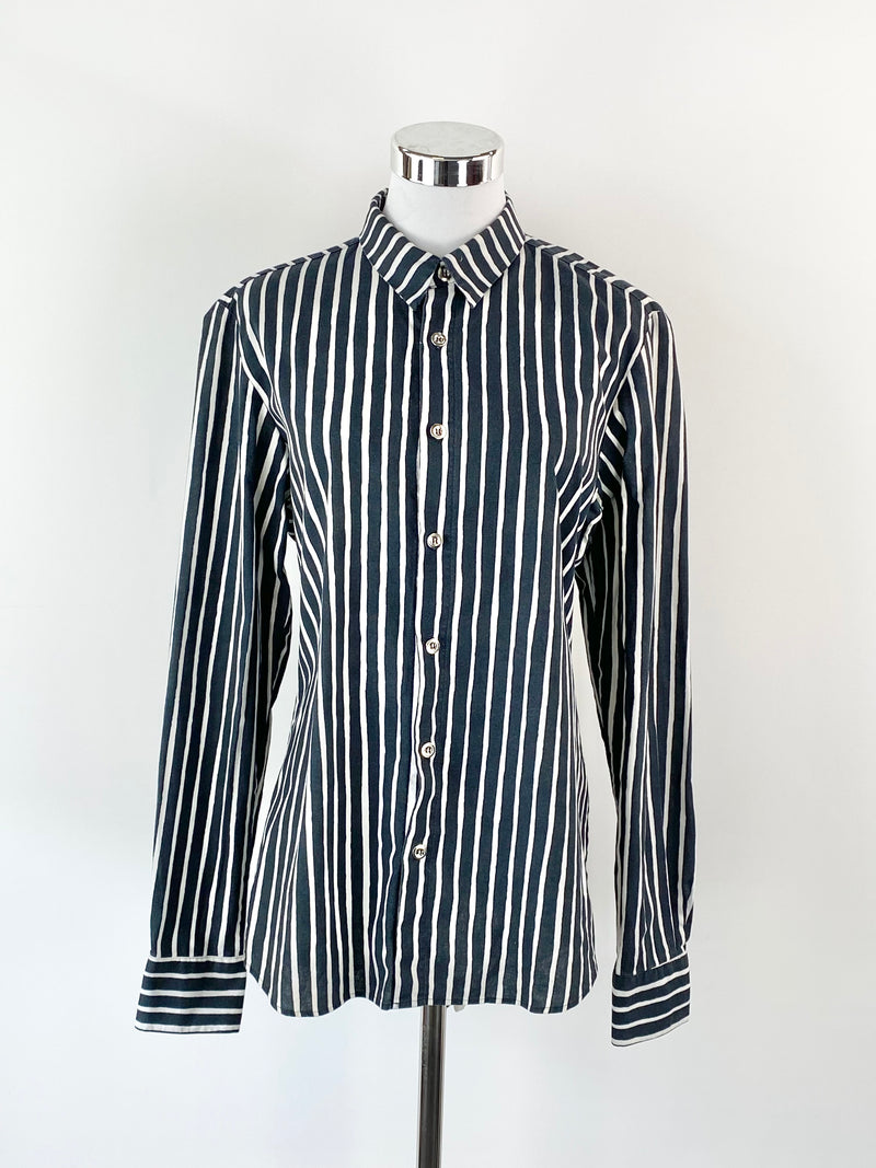 Marimekko Crisp Striped Cotton Shirt - AU8