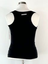 Vintage JPG Jean's Paul Gaultier Black Cotton Tank - AU10-12
