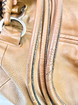Mimco Cinnamon Leather Shoulder Bag