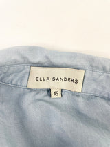 Ella Sanders Pale Blue Long Sleeve Shirt - XS