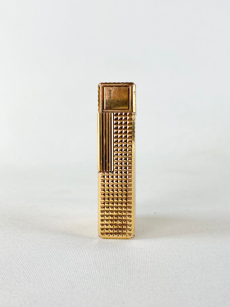 Vintage S. T. Dupont Gold-Plated Lighter