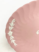 Wedgwood Pink Fluted Jasperware Oval Tray
