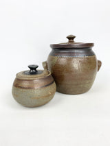 Bendigo Pottery Ginger Jar & Sugar Pot Two Piece